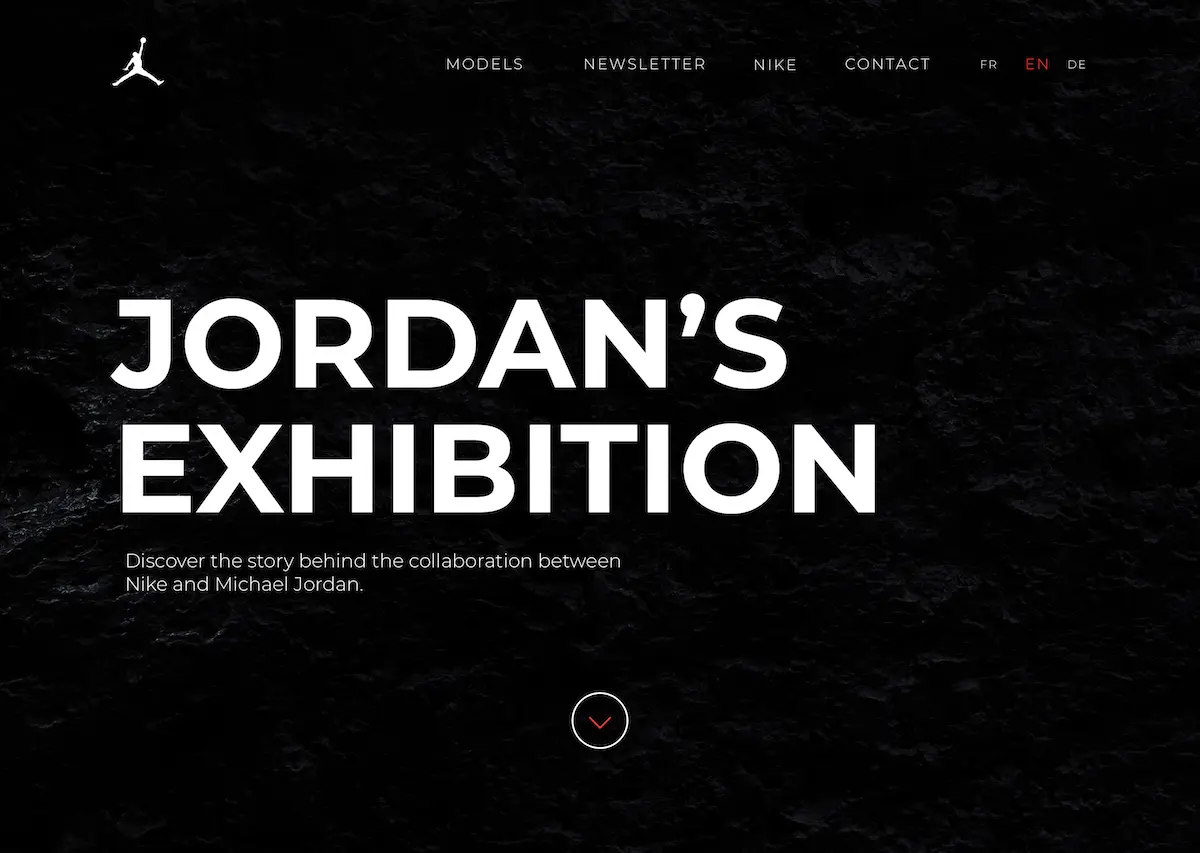 Project Airjordan made by Guillaume Sauteur.