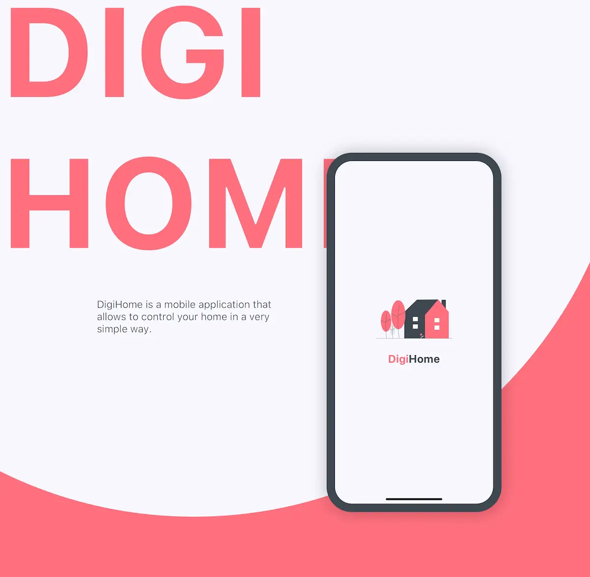 Project DigiHome made by Guillaume Sauteur.